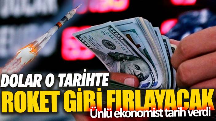Dolar o tarihte roket gibi fırlayacak! Ünlü ekonomist tarih verdi