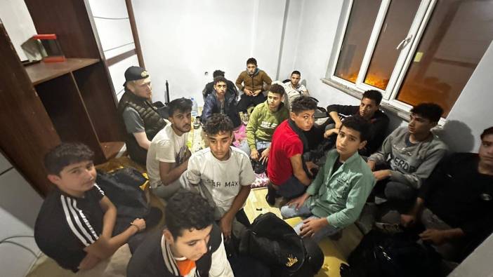 Tekirdağ'da 34 kaçak göçmen yakalandı