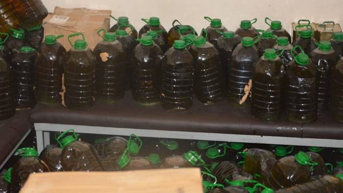 Tekirdağ'da binlerce litre sahte zeytinyağı operasyonu