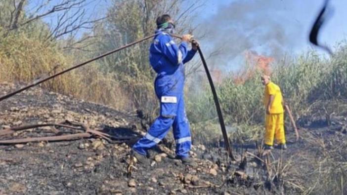 Kastabala Kuş Cenneti'nde çıkan yangın söndürüldü