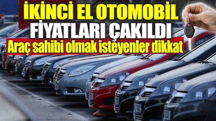 Araç sahibi olmak isteyenler dikkat! İkinci el otomobil fiyatları çakıldı