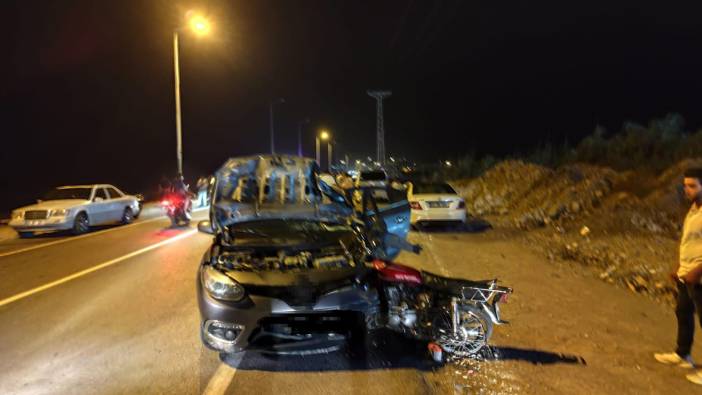 Hatay'da otomobille motosiklet çarpıştı: 1 ölü