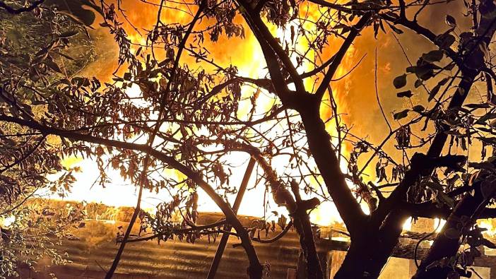 Zonguldak’ta kümes yangını