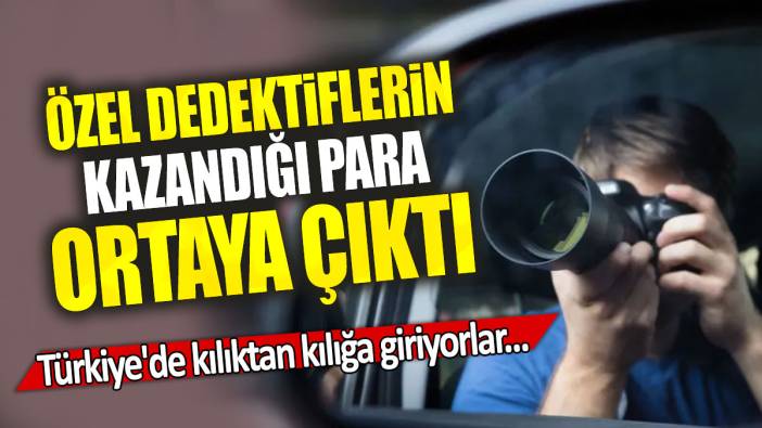 Özel dedektiflerin kazandığı para ortaya çıktı: Türkiye'de kılıktan kılığa giriyorlar...