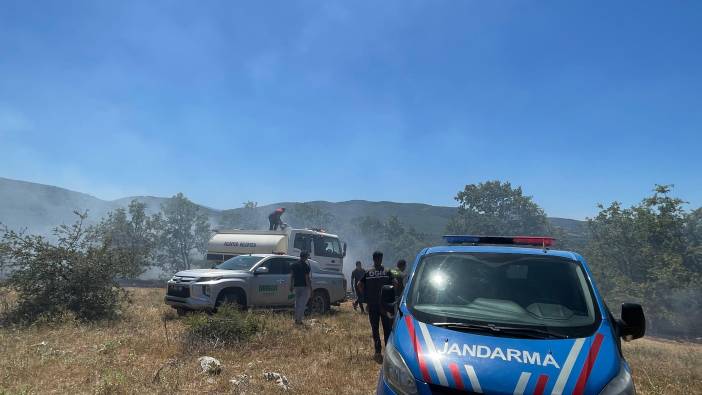 Bilecik'te yangın 'Ekipler harekete geçti'