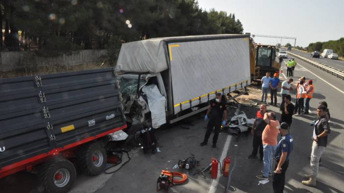 Edirne'de feci kaza: 3 ölü 1 yaralı