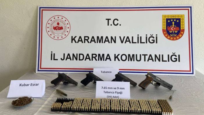 Karaman'da uyuşturucu operasyonu