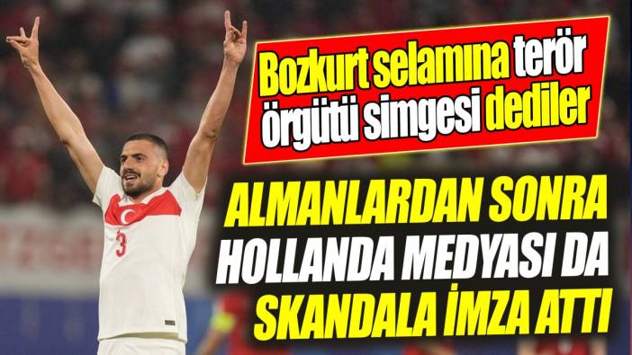 Almanlardan sonra Hollanda medyası da skandala imza attı ‘Bozkurt selamına terör örgütü simgesi dediler’