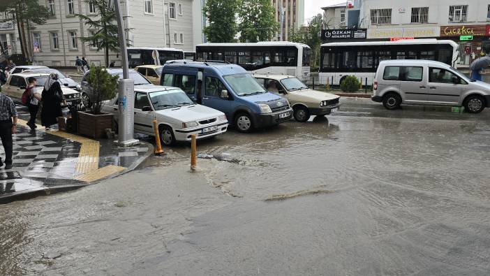 Çorum'da sağanak yağış