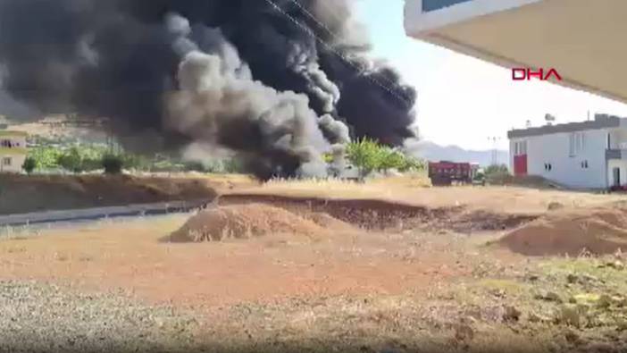 Adıyaman'da tanker devrildi