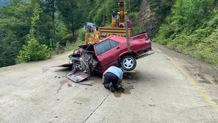 Otomobil dereye uçtu! 19 yaşındaki sürücü hayatını kaybetti