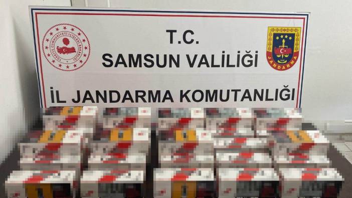 Samsun'da binlerce makaron ele geçirildi