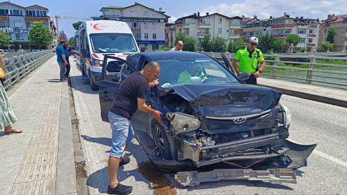 Ordu'da trafik kazası: 1 yaralı