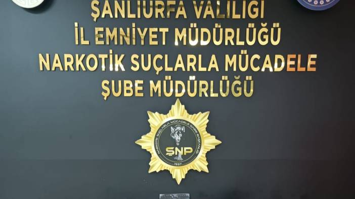 Şanlıurfa’da uyuşturucu operasyonu! Gözaltılar var