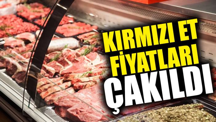Kırmızı et fiyatları çakıldı
