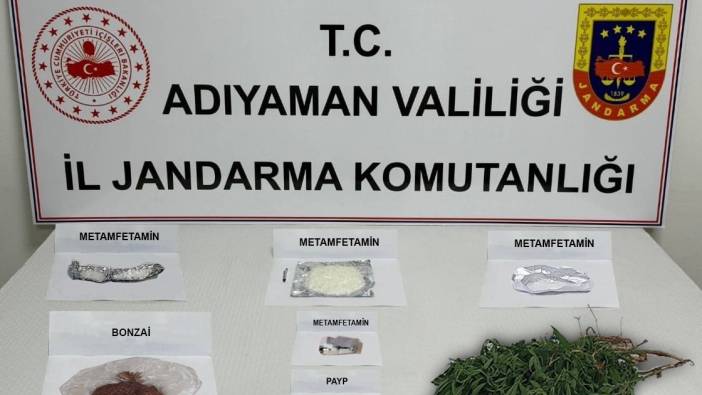 Adıyaman jandarma ekiplerinden uyuşturucu operasyonu