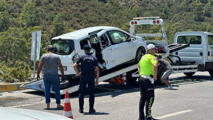 Göcek'te feci kaza; 1 ölü, 10 yaralı