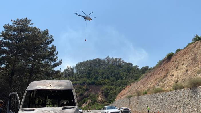 Balıkesir'de orman yangını