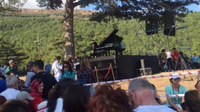 Ünlü piyanist Kaz Dağları için çalacak!