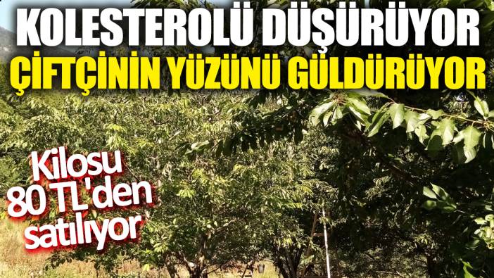 Çiftçinin yüzünü güldürüyor! Kilosu 80 TL'den satılıyor 'Kolesterolü düşürüyor'