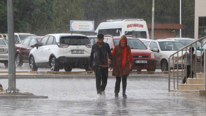 Niğde'de sağanak yağış