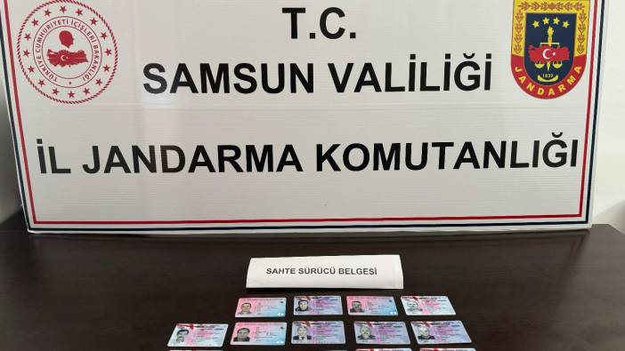 Samsun'da sahte belge operasyonu