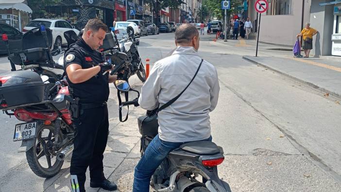 Bilecik'te motosiklet sürücülerine ceza yağdı