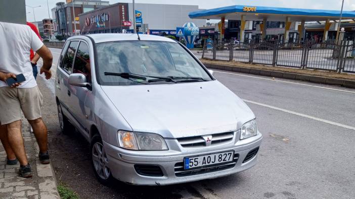 Otomobilin çarptığı bisikletli yaralandı