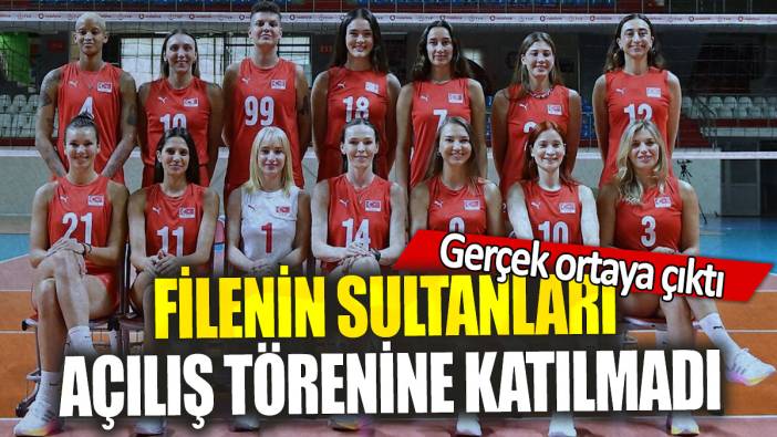 Filenin Sultanları açılış törenine katılmadı: Gerçek ortaya çıktı