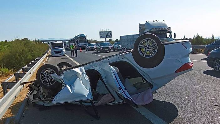 Manisa’da otomobiller çarpıştı: 5 yaralı