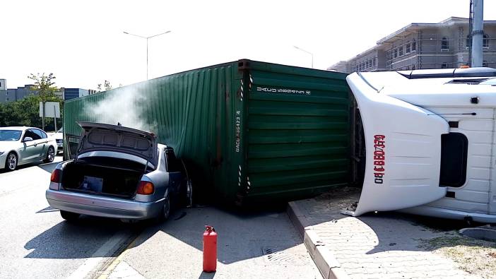 Bursa'da TIR kazası