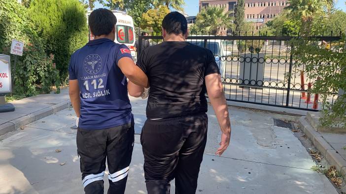 Üst geçitten atlamaya çalışan genç yakalandı