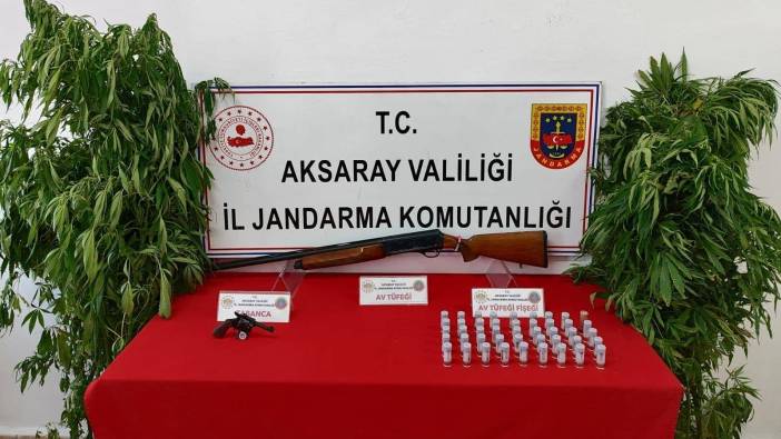 Aksaray'da uyuşturucu operasyonu: 3 gözaltı