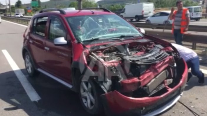 Zincirleme kazada 8 kişi yaralandı