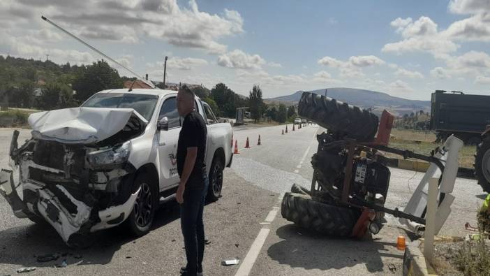 Ankara'da feci kaza: 2 kişi yaralandı