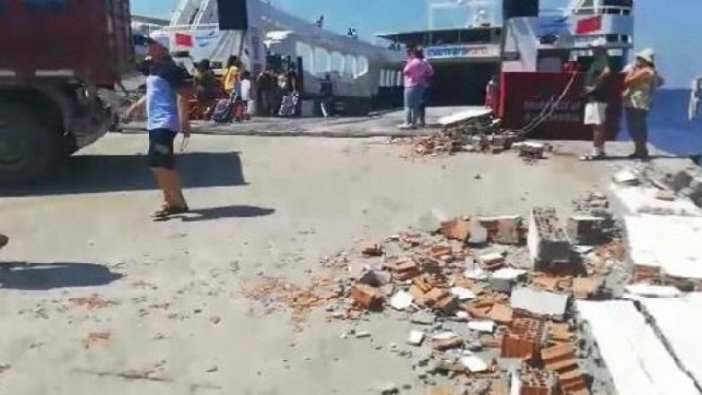 Avşa'da feribot kazası