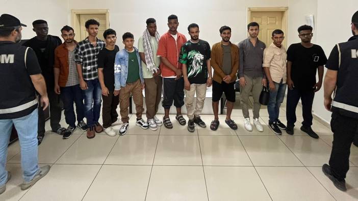 Kaçak göçmenler yakayı ele verdi