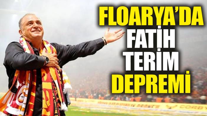 Florya'da Fatih Terim depremi