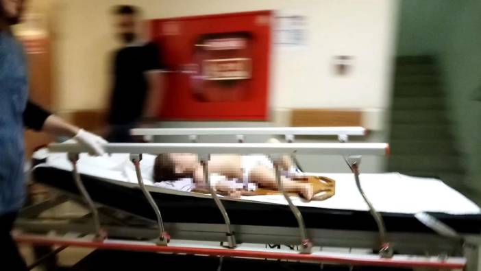 Üçüncü kattan düşen 1 yaşındaki bebek ağır yaralandı