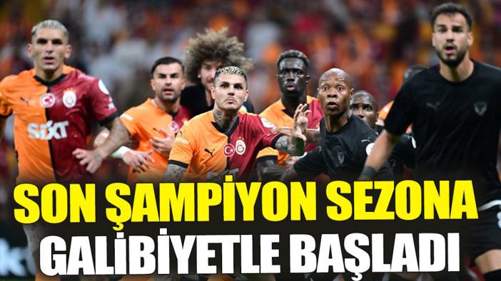 Son şampiyon sezona galibiyetle başladı