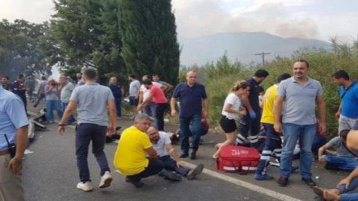 Aydın'da feci kaza: Çok sayıda yaralı var