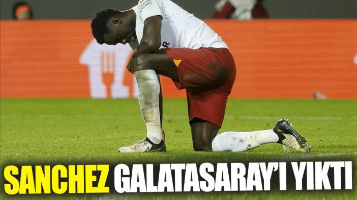 Davinson Sanchez Galatasaray'ı yıktı