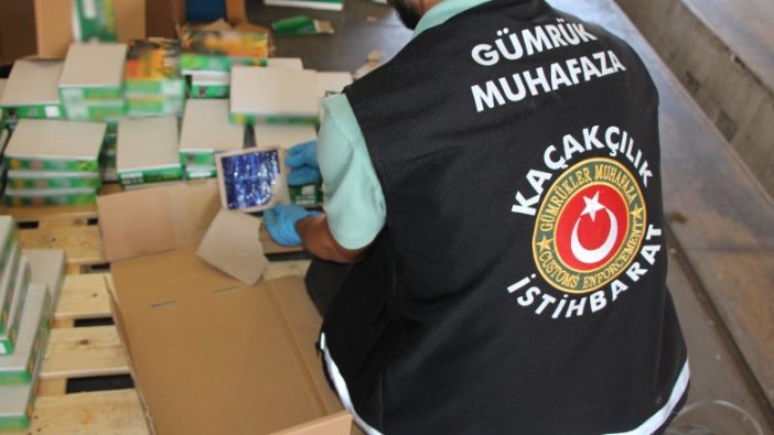 Kapıkule'de hurma taşıyan tırdan yaklaşık yarım ton eroin çıktı