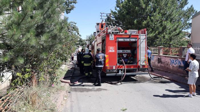 15 yaşındaki genç yaşlı kadını yangından kurtardı