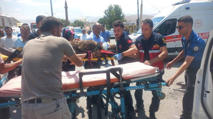 Van'da trafik kazası! Yaralılar var