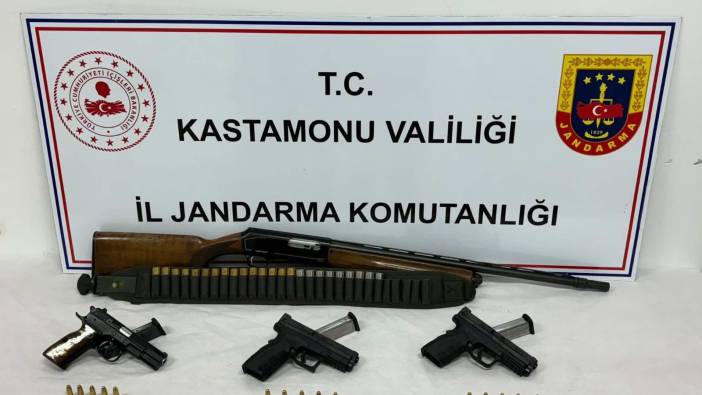 Kastamonu’da kaçak silah operasyonu: 1 gözaltı
