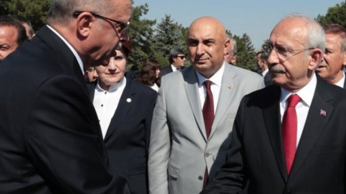 30 Ağustos töreninde dikkat çeken kare!