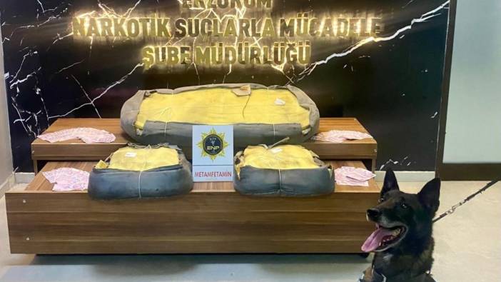 Erzurum'da uyuşturucu operasyonu: Kilolarca uyuşturucu ele geçirildi
