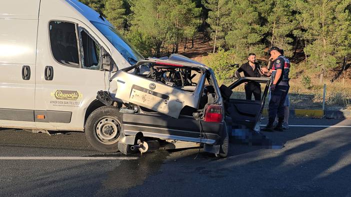 Karabük'te feci kaza: 1 ölü, 1 yaralı