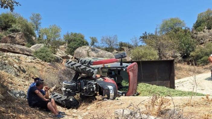 Aydın'da traktör devrildi: 1 kişi hayatını kaybetti